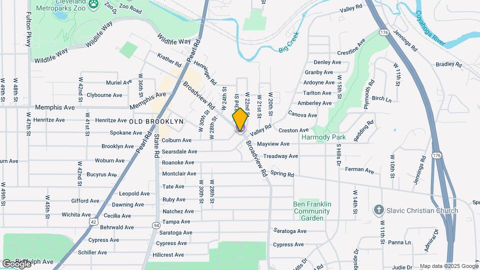 2155 Broadview Rd Mapa y Detalles de la Ubicación