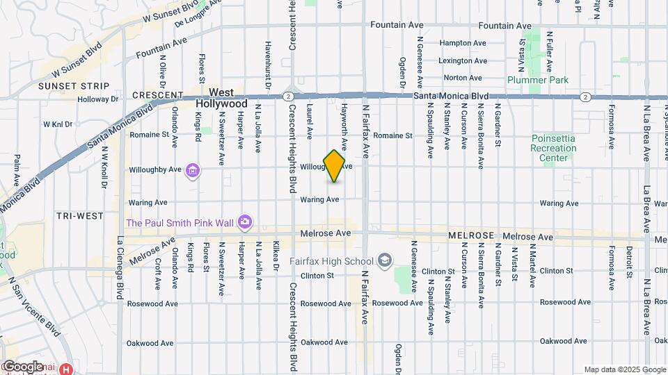 816 N Edinburgh Ave Map and Location Details