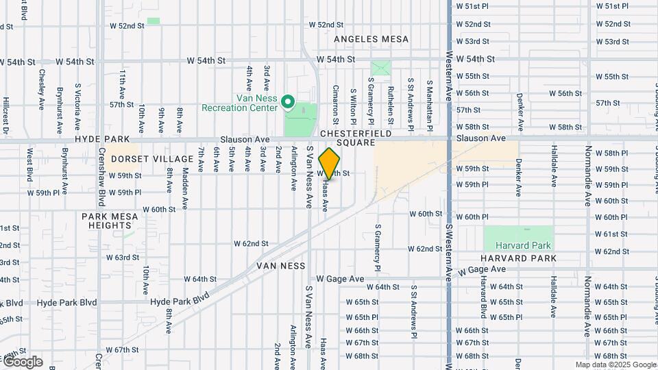 5918 Haas Ave Mapa y Detalles de la Ubicación
