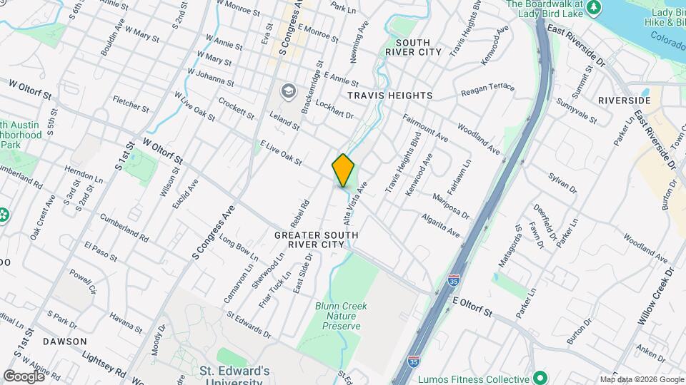 703 E Live Oak St Map and Location Details