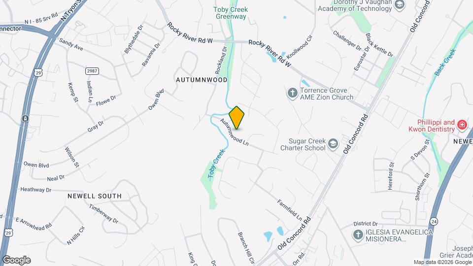 929 Autumnwood Ln Mapa y Detalles de la Ubicación