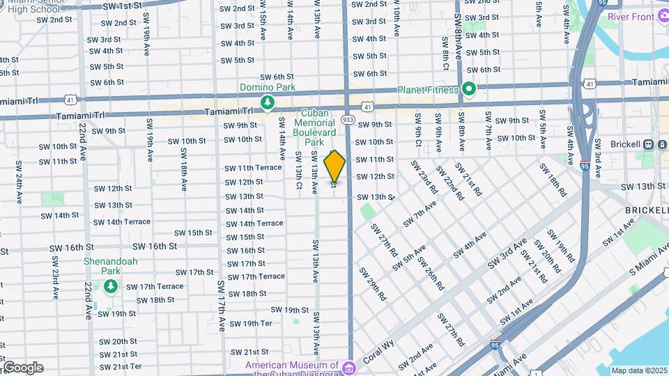1223 SW 12th Ct Map and Location Details