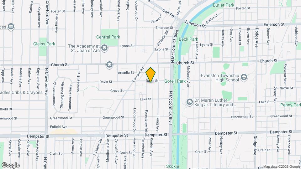 9051 Forestview Rd Mapa y Detalles de la Ubicación