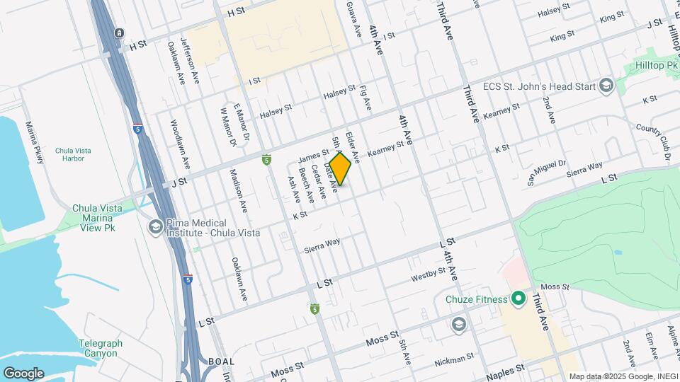 787 Date Ave Map and Location Details