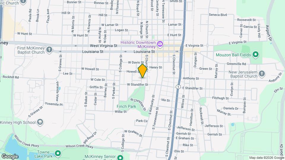 411 S Benge St Map and Location Details