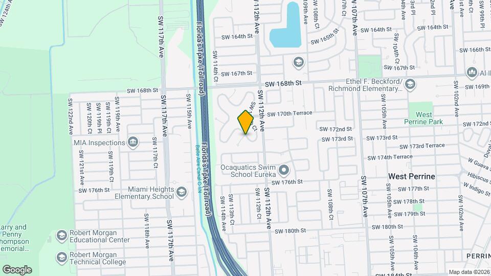 11260 SW 172nd St Map and Location Details