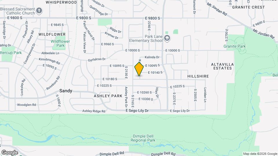 10170 Kalinda Dr Map and Location Details