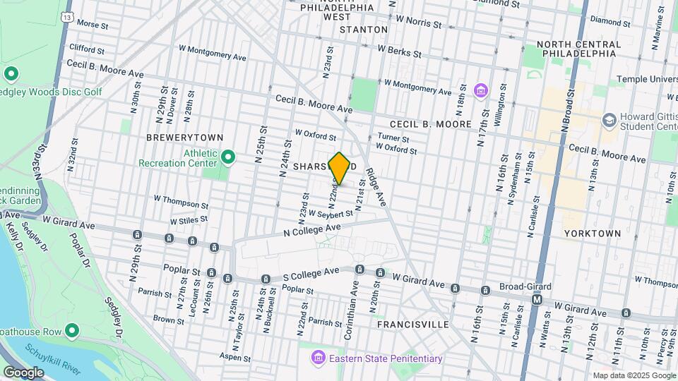 2122 Harlan St Map and Location Details