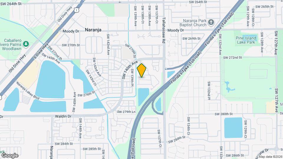 13849 SW 275th St Map and Location Details