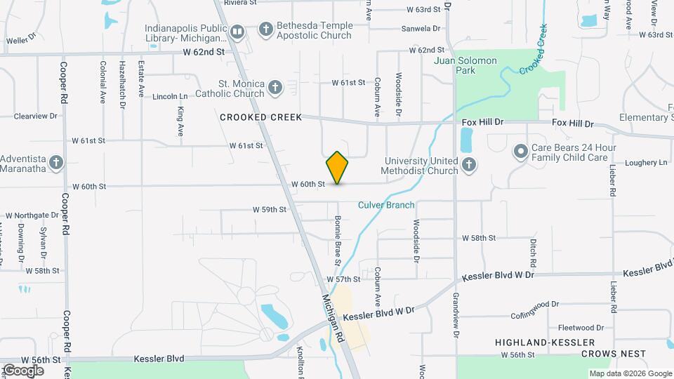 1857 W 60th St Mapa y Detalles de la Ubicación