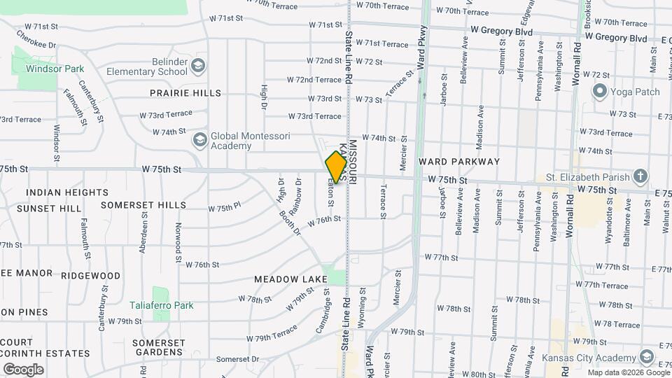 7521 Eaton St Map and Location Details