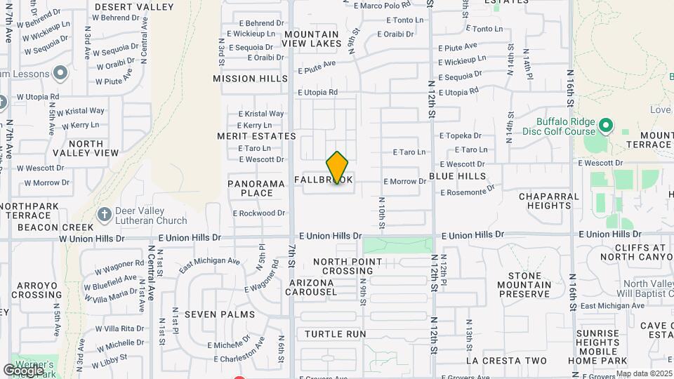 802 E Rosemonte Dr Map and Location Details