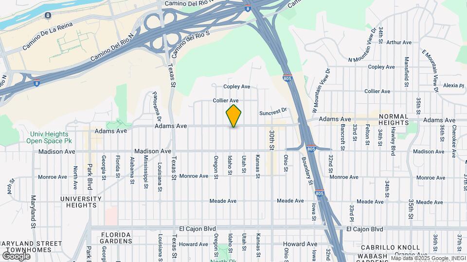 4685 Idaho St Map and Location Details