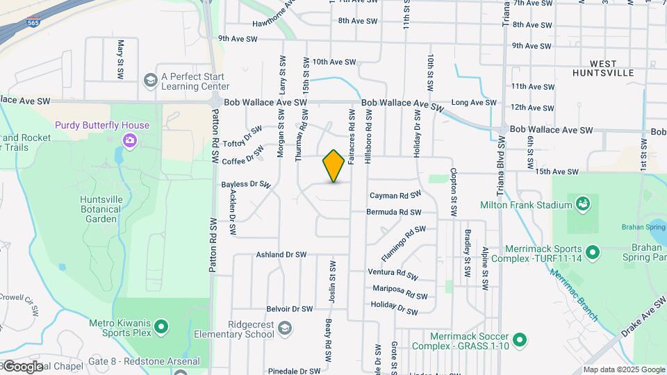 3807 Harwood Ave SW Map and Location Details