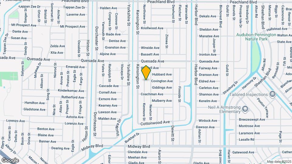 1370 Kenmore St Map and Location Details