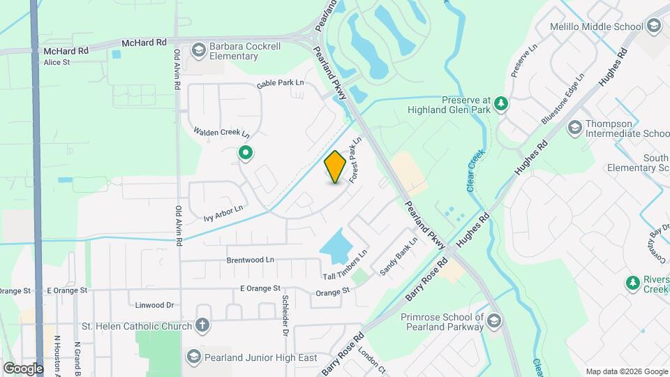3102 Avory Ridge Ln Map and Location Details