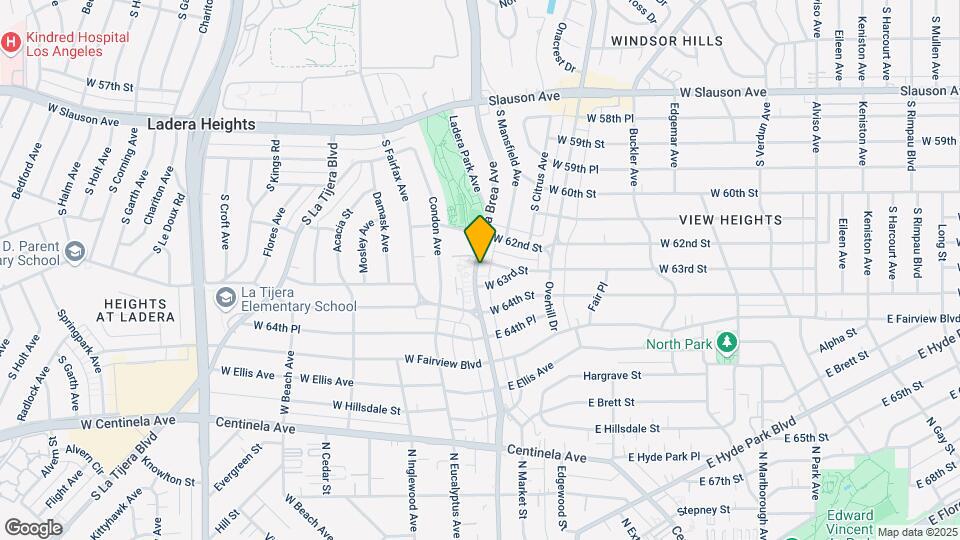 6254 S La Brea Ave Map and Location Details