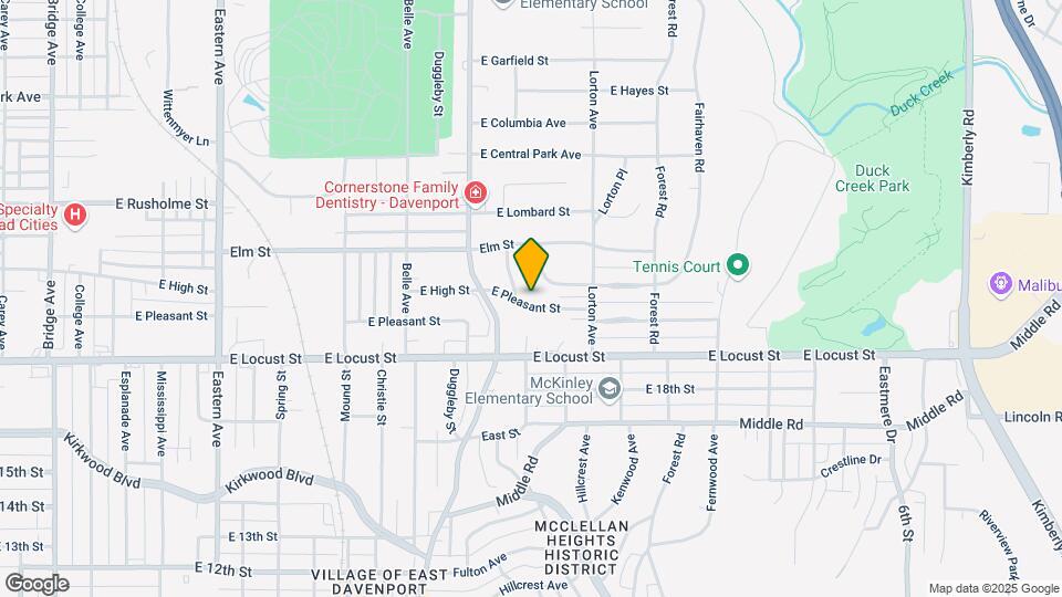 2506 E Pleasant St Mapa y Detalles de la Ubicación