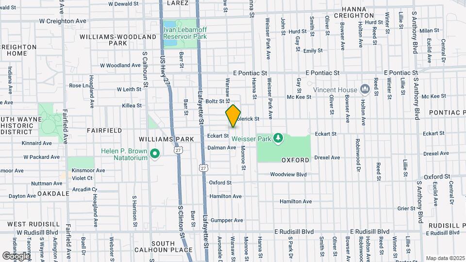 3029 Warsaw St Map and Location Details