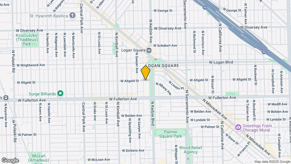3212 W Altgeld St Map and Location Details