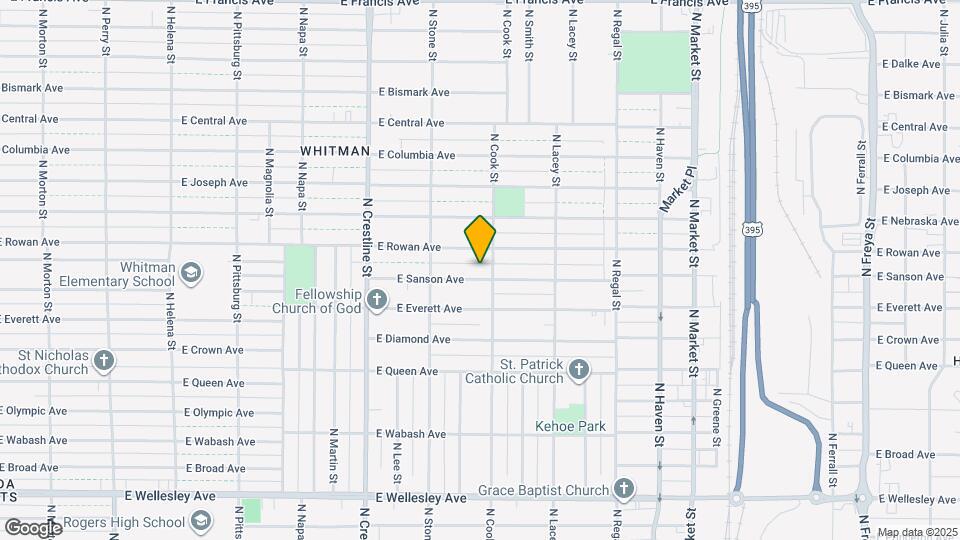 2417 E Sanson Ave Map and Location Details