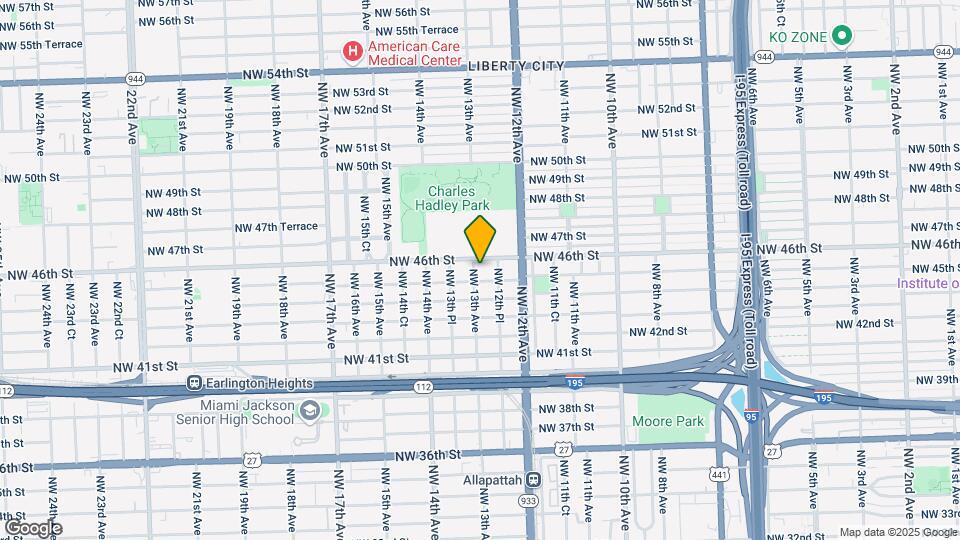 4521-4523 NW 13th Ave Map and Location Details