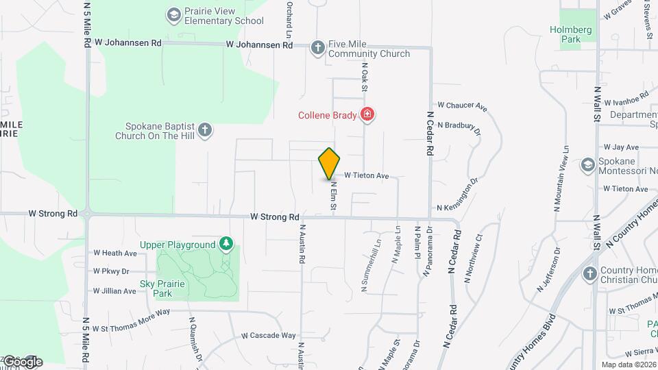 8811 N Elm St Map and Location Details