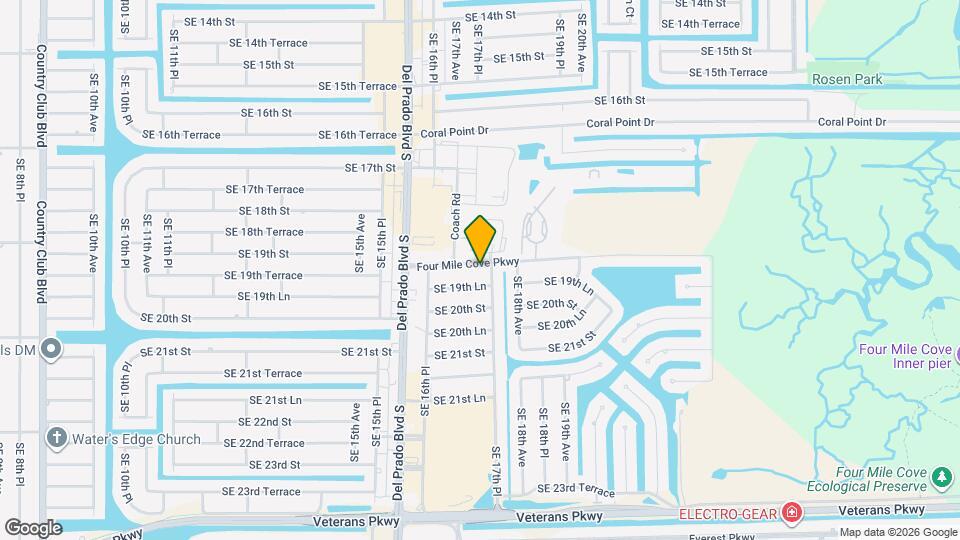 1714 Four Mile Cove Pkwy Map and Location Details