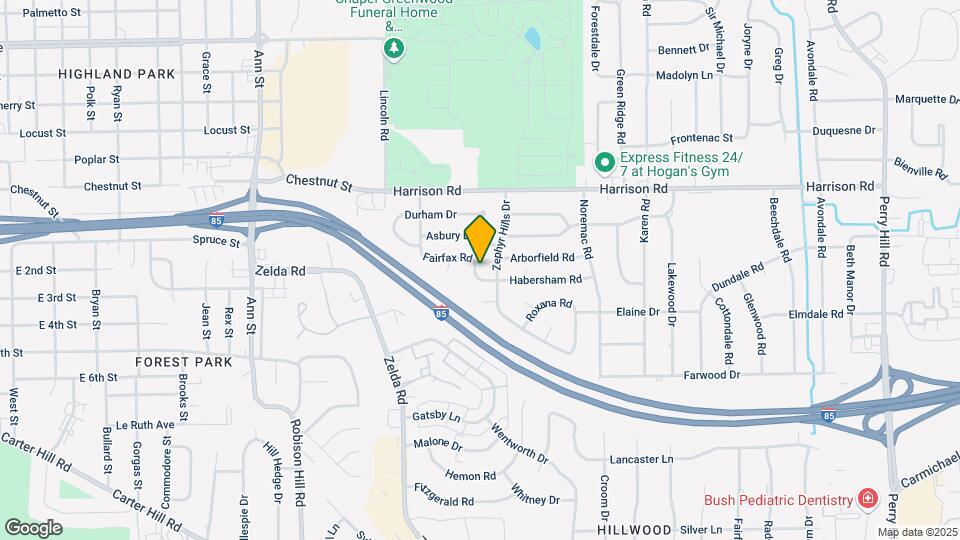 3267 Fairfax Rd Map and Location Details
