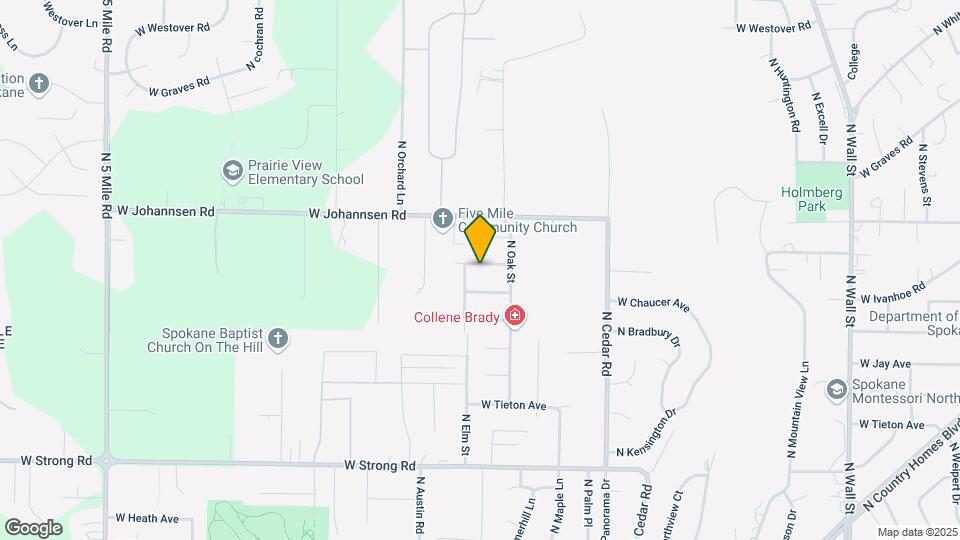 1721 W Cimarron Ln Map and Location Details