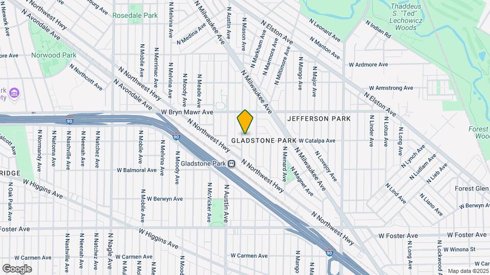 5505 N Mason Ave, Unit 5505 n mason apt 2 Map and Location Details