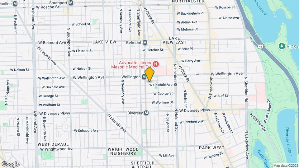 920 W Oakdale Ave Map and Location Details