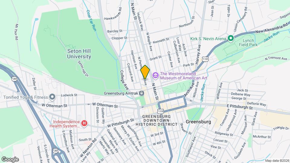 222 N Pennsylvania Ave, Unit C Map and Location Details