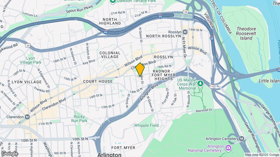 1468 N Quinn St Map and Location Details