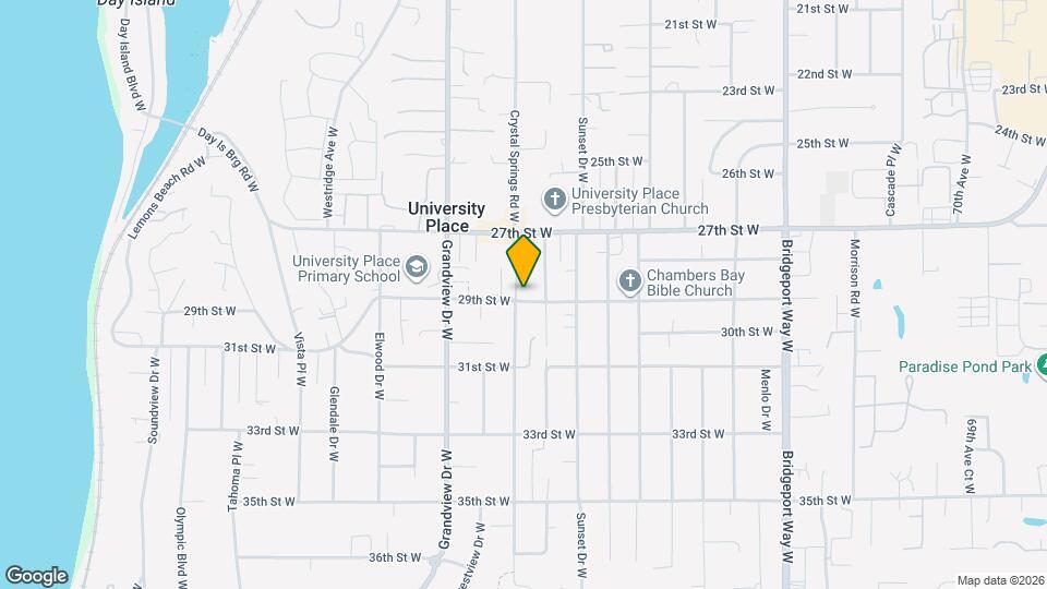 2741 Crystal Springs Rd W, Unit 2741 left Map and Location Details