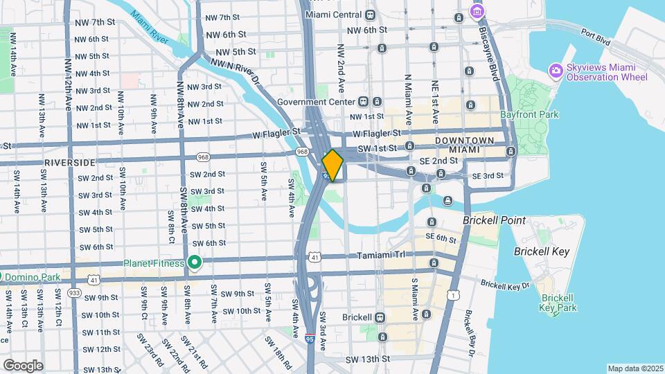 Modera Riverside Map and Location Details