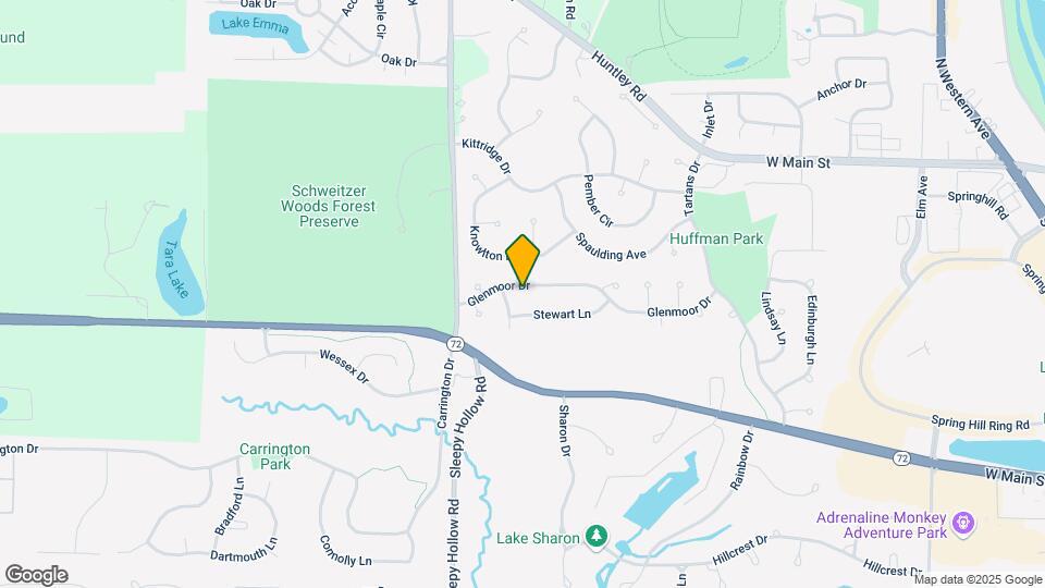 2343 Glenmoor Dr Map and Location Details