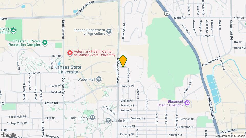 1700 N Manhattan Ave Map and Location Details