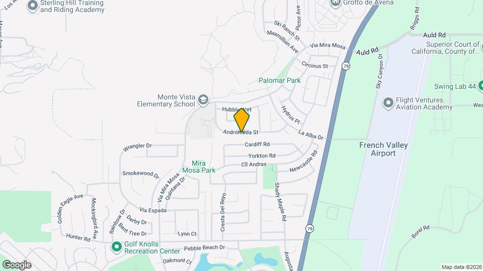 29639 Andromeda St Map and Location Details