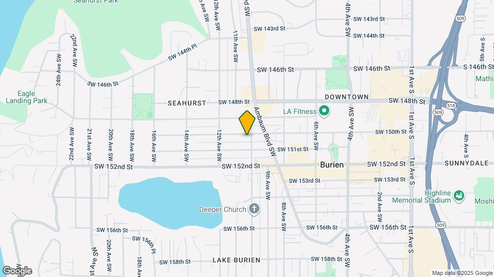 1007 SW 150th St Map and Location Details