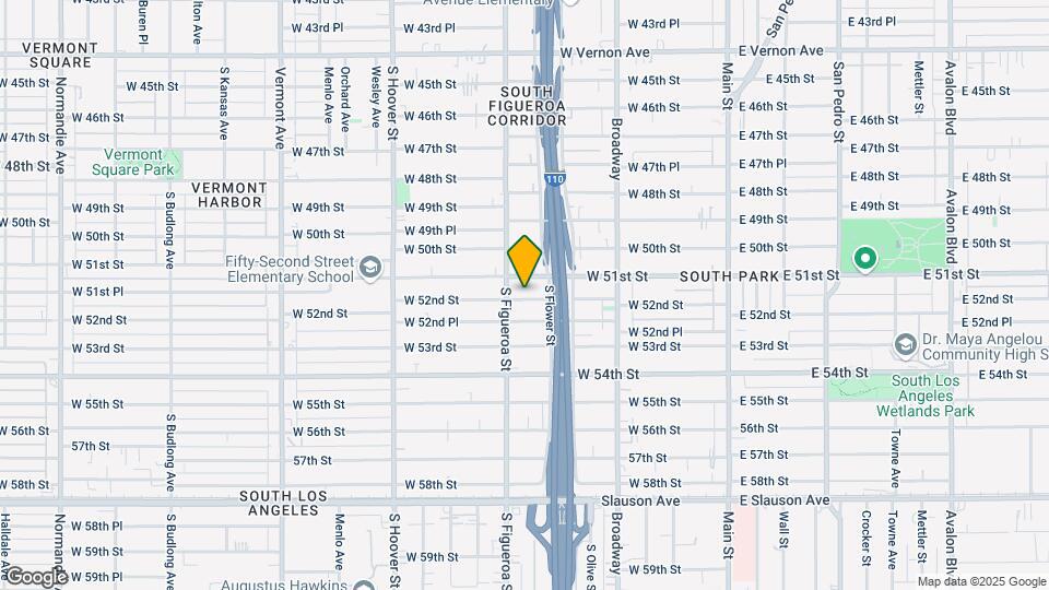 Terrific Upgraded Triplex Near Downtown LA Map and Location Details