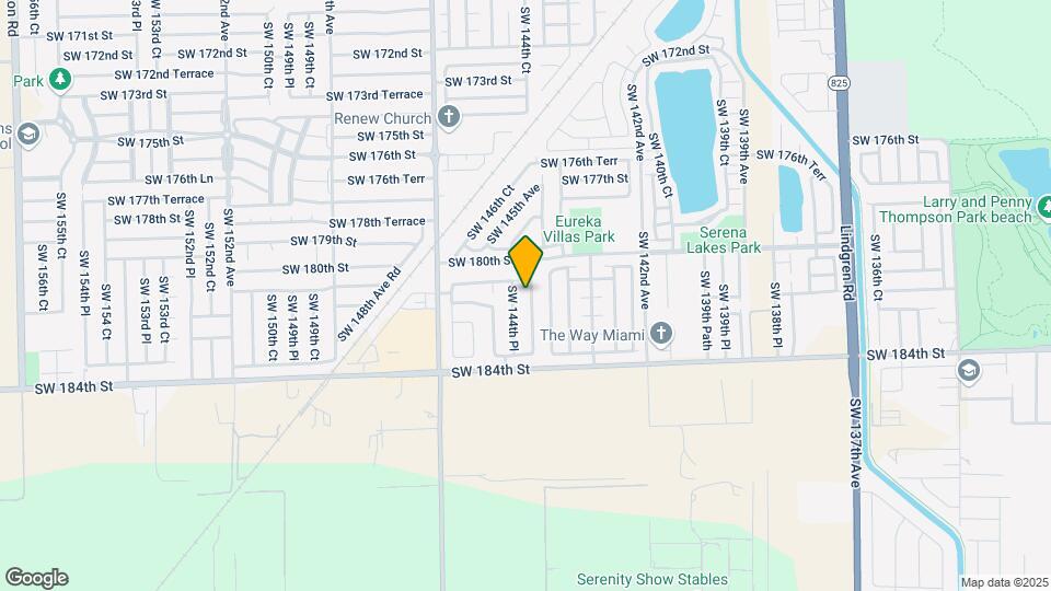 18112 SW 144th Ct Map and Location Details