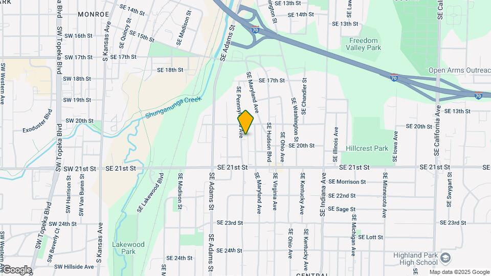 1920 SE Pennsylvania Ave Map and Location Details
