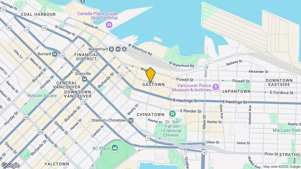 108-1108 W Cordova St Map and Location Details