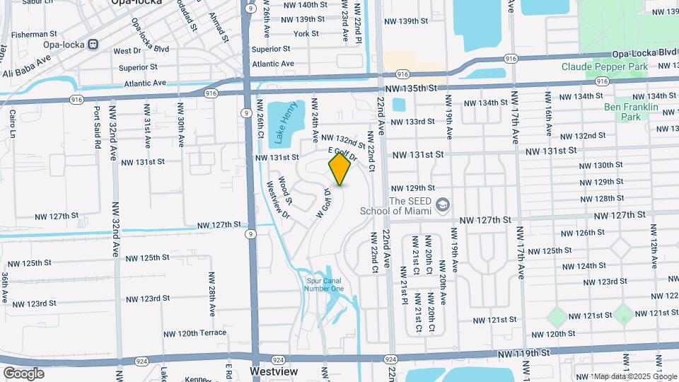 12910 NW 23rd Pl Map and Location Details