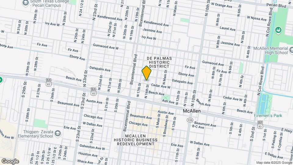 301 N 16th St, Unit A Mapa y Detalles de la Ubicación