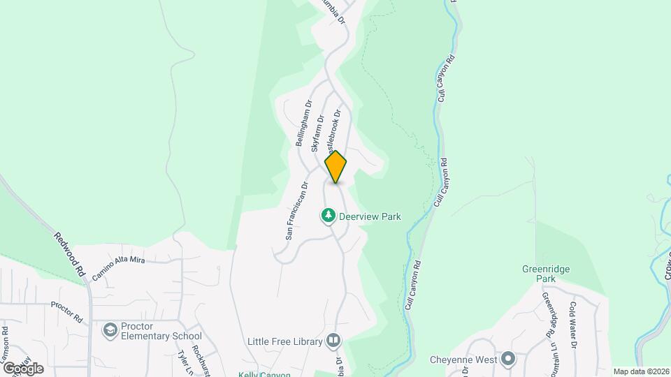 5930 Charter Oaks Dr Map and Location Details