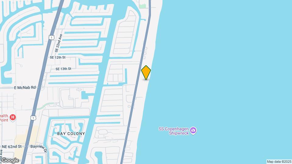 1480 S Ocean Blvd, Unit International Map and Location Details