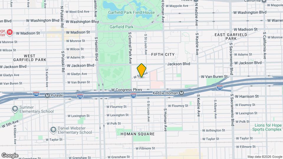3532 W Van Buren St Map and Location Details