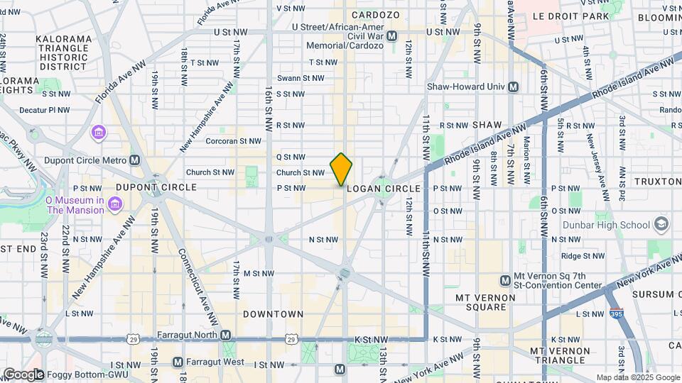 1416 14th St NW Mapa y Detalles de la Ubicación